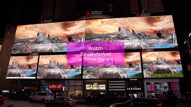 Squanderlust in Times Square