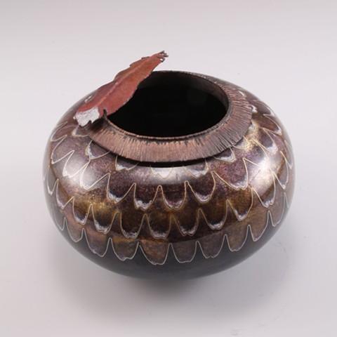 Red Feather Vessel (a)