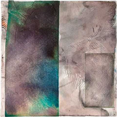 Colored Ink, Sumi Ink, Bounty™ Paper Towel and Polyvnyl Glue on Canvas