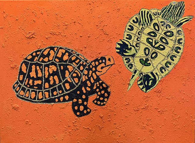 Turtles, Cave Painting (Tommy)