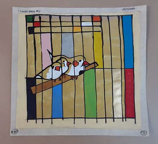 'Caged Birds #3'