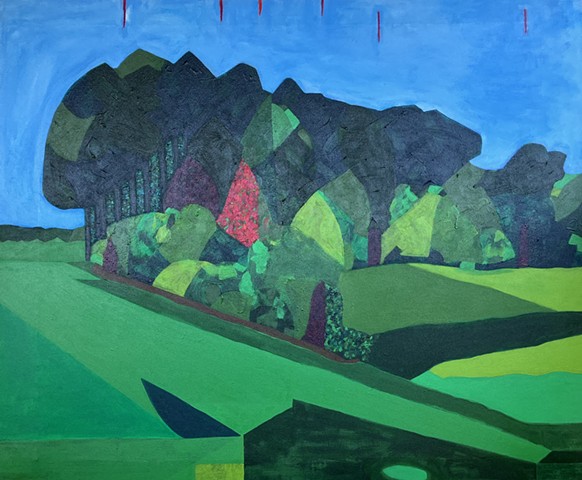 'Green Pastures V w/Lashes'