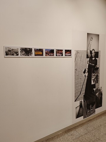 Installation/ CO_LLAPSE I: fight and sick resistance and images from the Tobella Archive