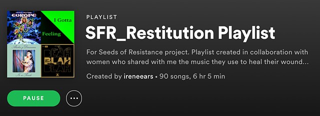 Restitution Playlist