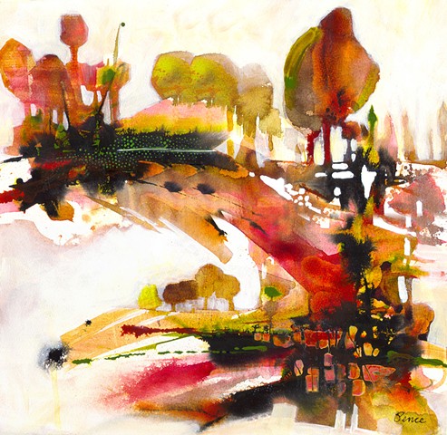 abstract landscape, imagined landscape