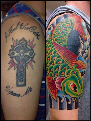 Koi & Waves Cover-Up