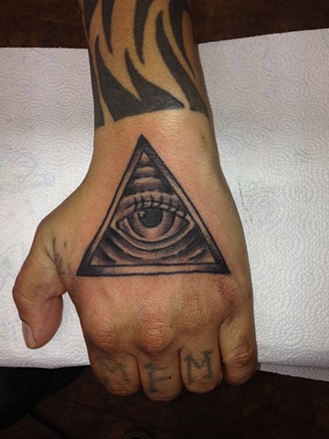 All Seeing Eye on Hand