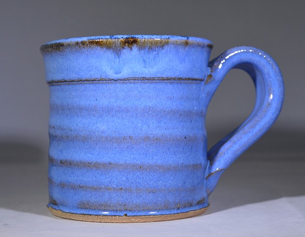 Shiny Blue Opal Mug #2