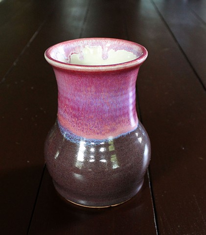 Maroon Pink Vase