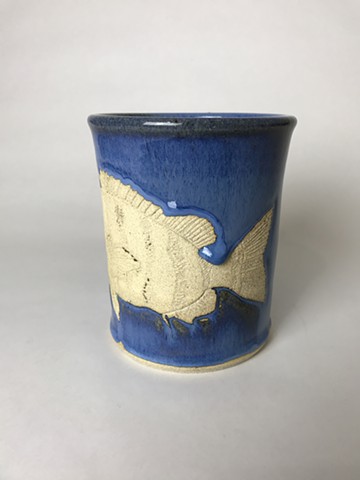 Hand Carved Sheepshead Fish Mug (b)
