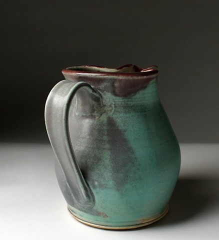 Rustic Turquoise Pitcher