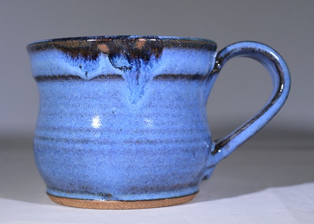 Shiny Blue Opal Mug #3