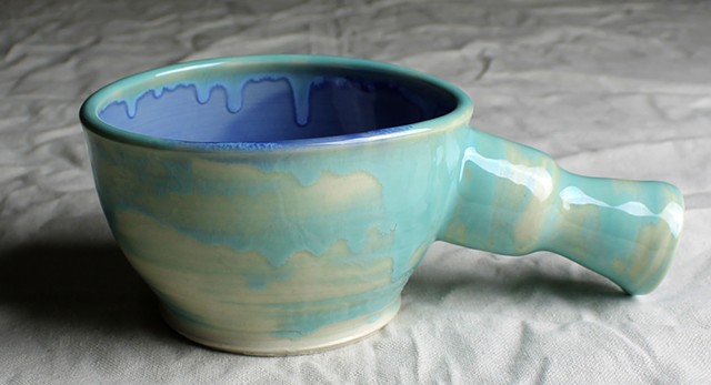 Blue Handled Bowl