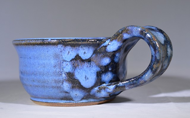 Shiny Blue Opal Mug