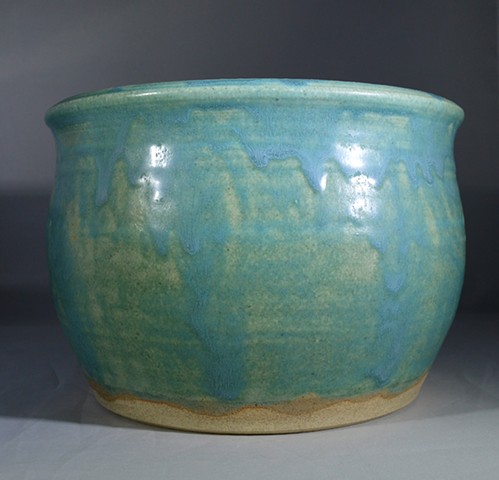 Turquoise Plant Pot