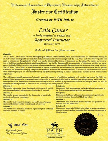 Registered TRI Certificate
