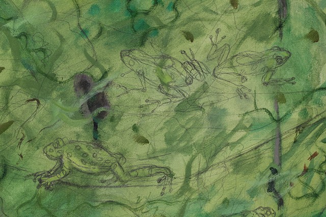 Ranas of the Rainforest (detail)
