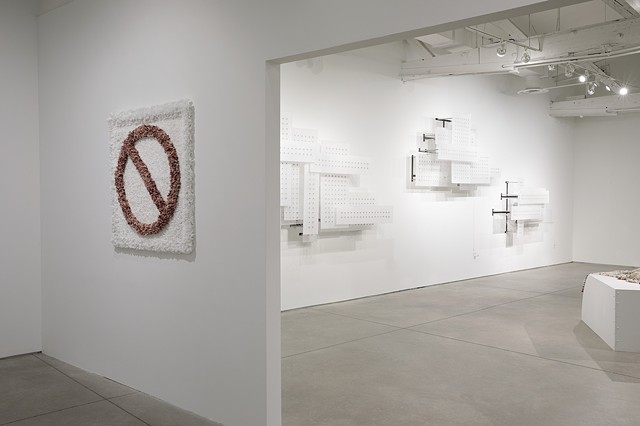 Installation view of Different Land, Different Sea