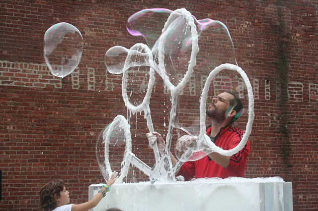 bubble machine detail