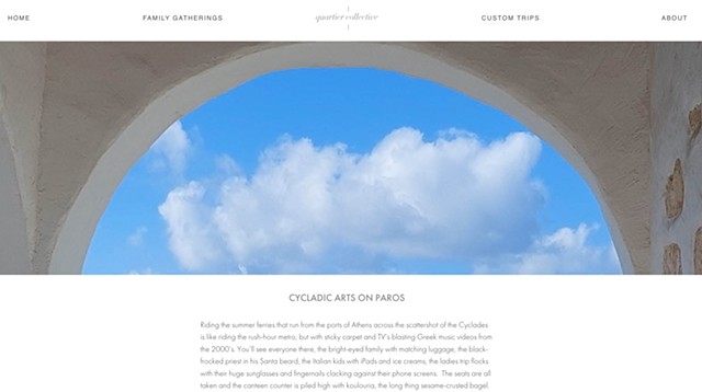 Cycladic Arts on Paros. Quartiercollective.com. June 2023.