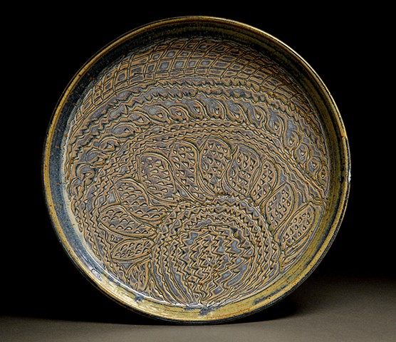 Carved Rutile Plate