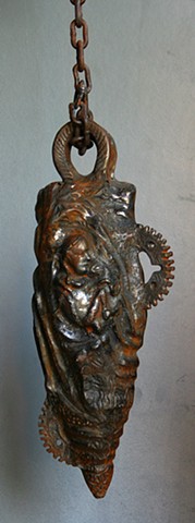 Figurative Cast-Iron Sculpture