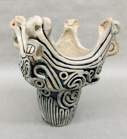 Ceramics 1, Historical Vessel Recreation, Japanese Jomon vessel