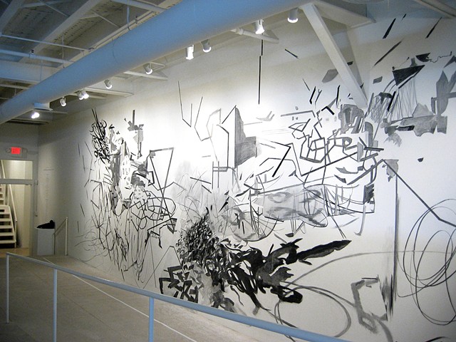 Wall Drawing at MocaGA