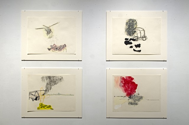 drawings, contemporary art, abstract drawings, MocaGA, war drawings