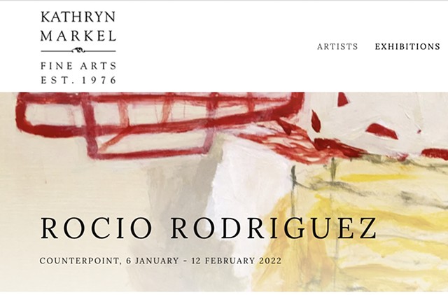 Counterpoint - Rocio Rodriguez at Kathryn Markel Fine Arts, NYC 