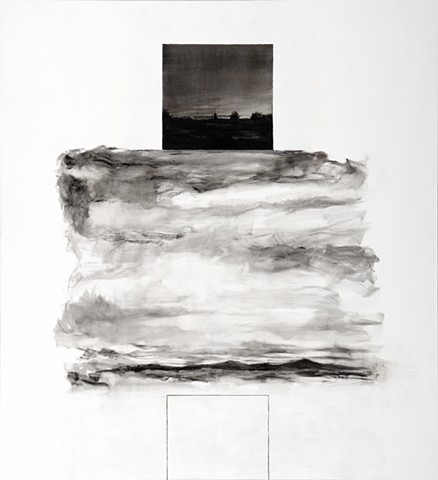 contemporary art, landscapes, skyscapes, contemporary painting, black and white paintings, abstract 