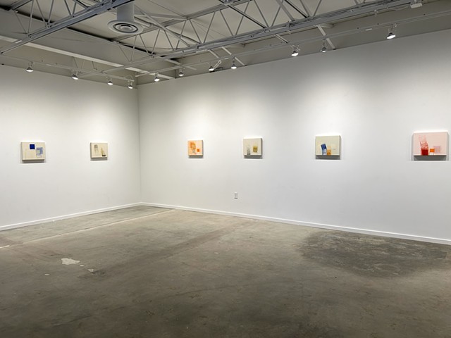 A Selection of 2024 paintings on site at Sandler Hudson Gallery