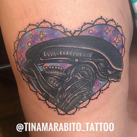 53 Free Xenomorph Tattoo Design Idea Tattoo