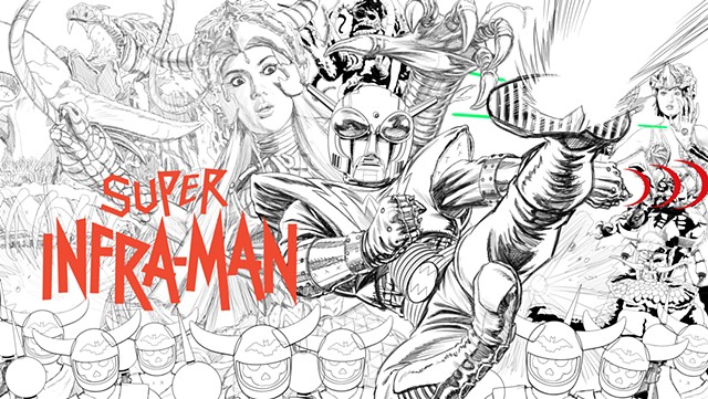 Super Inframan pencils