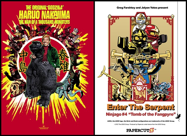 Ninjago and Nakajima posters