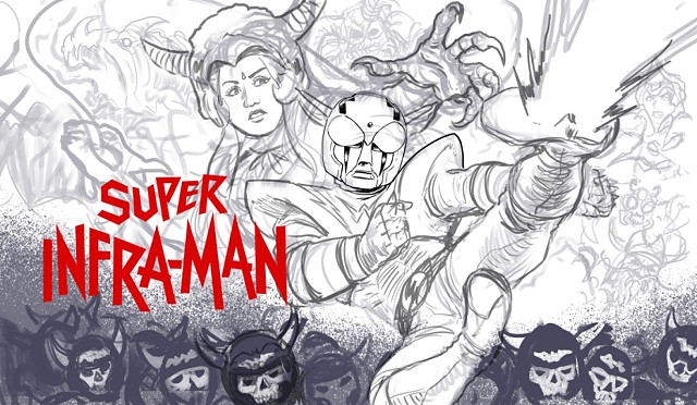 Super Inframan layout