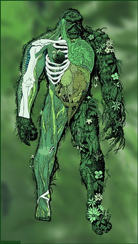Swamp Thing anatomy