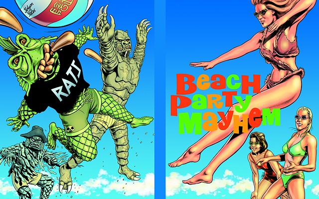 Beach Party Mayhem Cover Weng's Chop Welch Funicello Tate