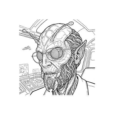 How A.I. Sees Me no 19: As an Alien