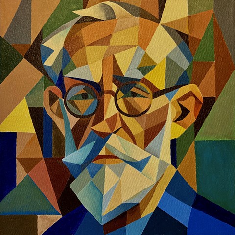 How A.I. Sees Me No. 7: As a Cubist Painting