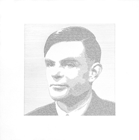 The Face of Genius (Portrait of Alan Turing)