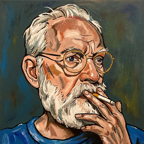 How A.I. Sees Me No. 20: As a German Expressionist Painting