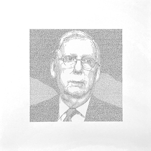 Power, Cowardice, and Hypocrisy (Portrait of Mitch McConnell)