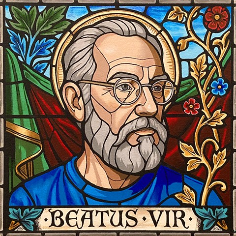 How AI Sees Me No. 16: As a Stained Glass Window