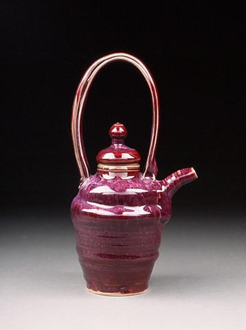 Janet Buskirk Copper Red Teapot