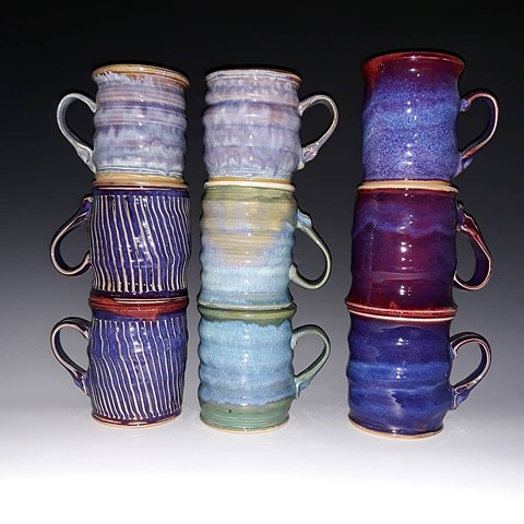 Janet Buskirk Mug Ceramic Stoneware Porcelain Hand Made