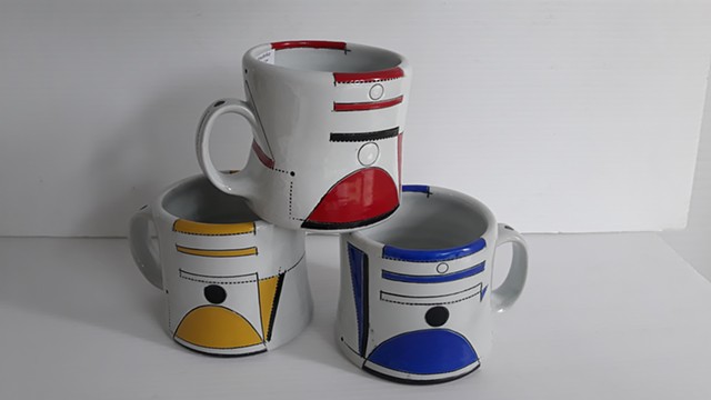 Pottery, ceramics, functional vessels, jim koudelka, mid century modern