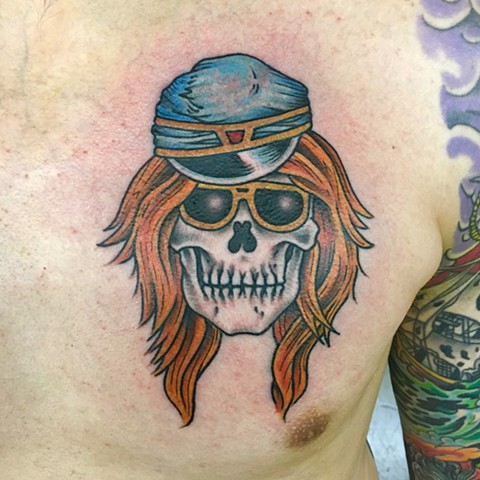Axl Rose tattoo, Guns N Roses tattoo, Tad Peyton tattoo, Jinx Proof Tattoo, Washington D.C. tattoo, Absolute Art Tattoo, Richmond Va tattoo