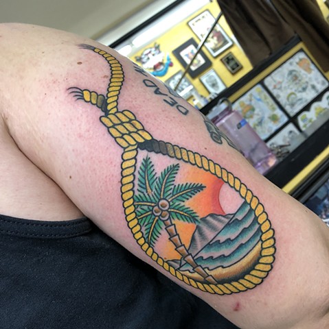 New tattoo by Andrew Farmer at Woodworks in WA state. : r/tattoos