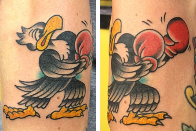 boxing eagle tattoo, Sailor Jerry tattoo, Tad Peyton tattoo, Jinx Proof Tattoo, Washington D.C. tattoo, Absolute Art Tattoo, Richmond Va tattoo
